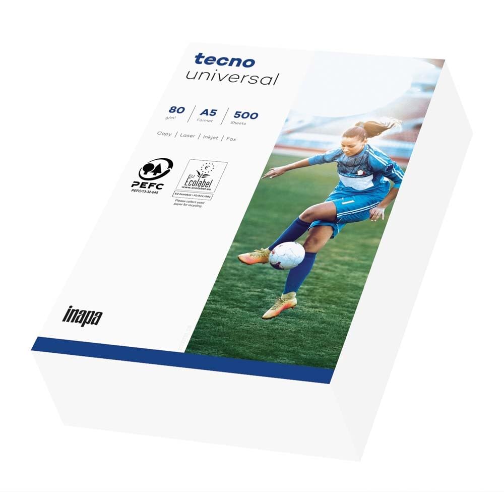 Kopierpapier tecno®universal, A5, Weiß, Zellstoff, 80 g/qm, 5000 Stück