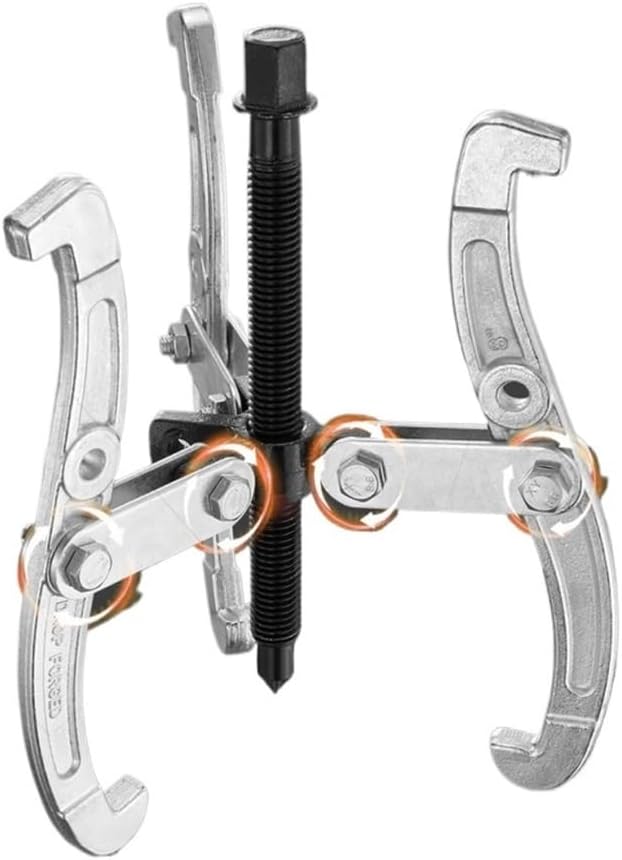 Fit For VEVOR Gear Puller Set 3" 4" 6" 8" Puller Kit 3 Jaw Gear Bearing Flywheel Pulley Removal Tool 2 Or 3 Reversible Jaws Puller