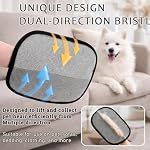 2 Pack Magic Brush Pet Hair Removal & Mini Remover Tool – Newly Upgraded Reusable Electrostatic Pet Hair Remover Glove for Clothing, Couch, Bed, Carpet & Car Seat (2pcs-Black) - Image 6