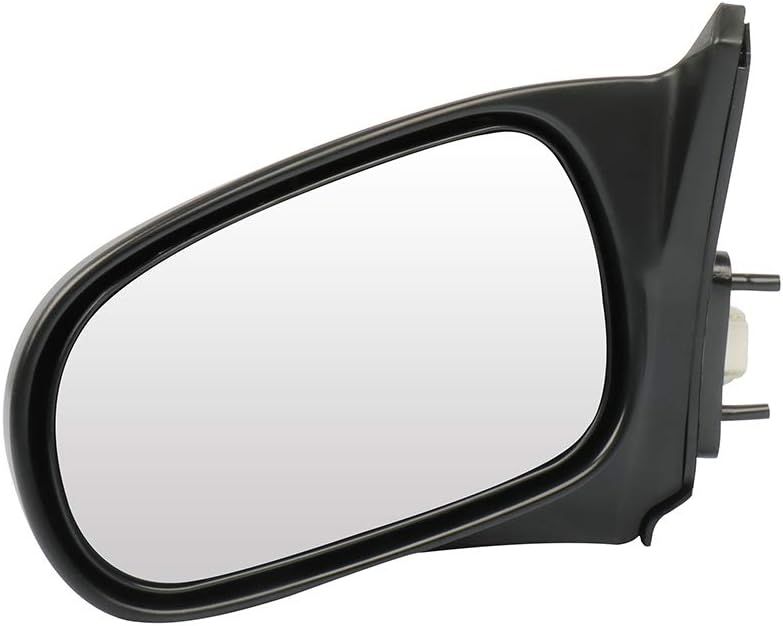 SCITOO Driver Left Side Mirror Flat Side View Mirror Fits for 1996-2000 For Honda Civic Power Control Non-Folding 76250S02A25 HO1320102