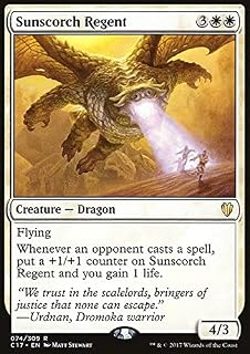 MTG Magic: The Gathering - Sunscorch Regent (74) Commander 2017 C17