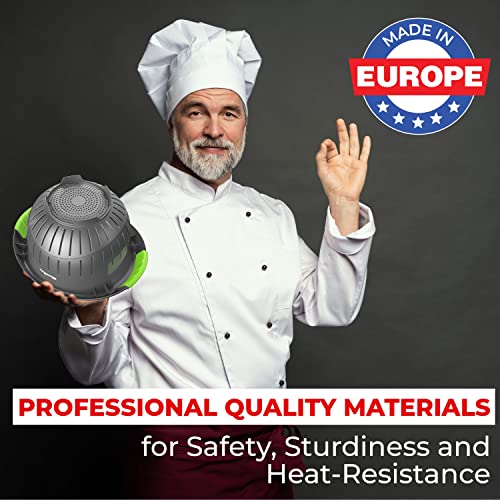 European Made Colander/Strainer, Heavy Duty Deep For Draining Pasta, Lettuce, Vegetables And Fruit, Dishwasher Safe, Grey #TOP2