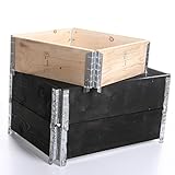 Höhe der Bretter: 19cm, Höhe mit Scharnieren: ca. 22cm,