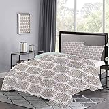 Hautfreundliches Material: Die Qualit?t sorgt für ein besonders helles, geschmeidiges und hautfreundliches Bettw?sche, das ideal für Sommer- und Ganzjahrsbettw?sche ist. Die hautfreundlichen Eigenschaften erm?glichen es Ihnen, friedlich und entspannen zu schlafen.