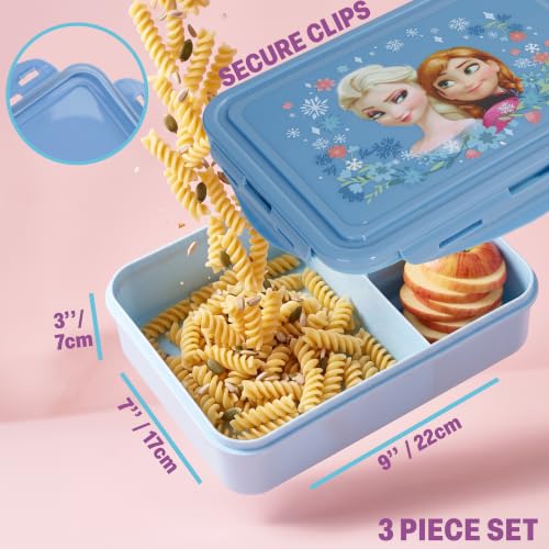 Get Trend Disney Frozen Girls Lunch Box 3Pc Set by Get Trend - Used condition - Image 6