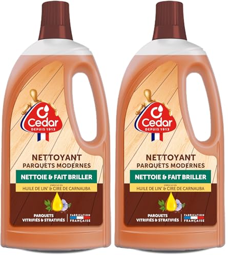 O'Cedar - Nettoyant Parquets en Bois Modernes Vitrifiés & Stratifiés - Nettoie et Fait...