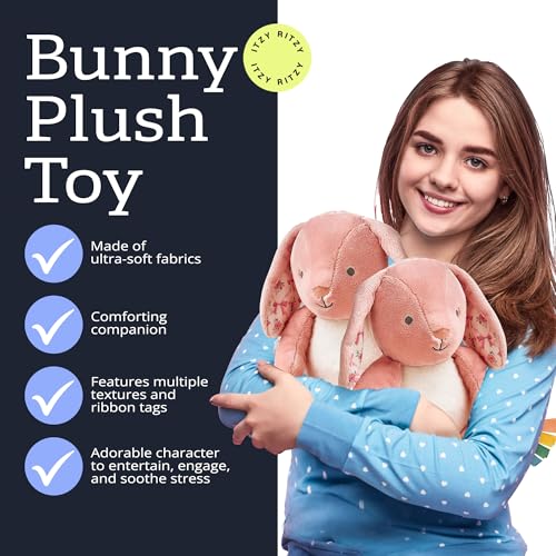 50% Off Itzy Ritzy Snuggles Plush Toy - Soft Sensory Bunny