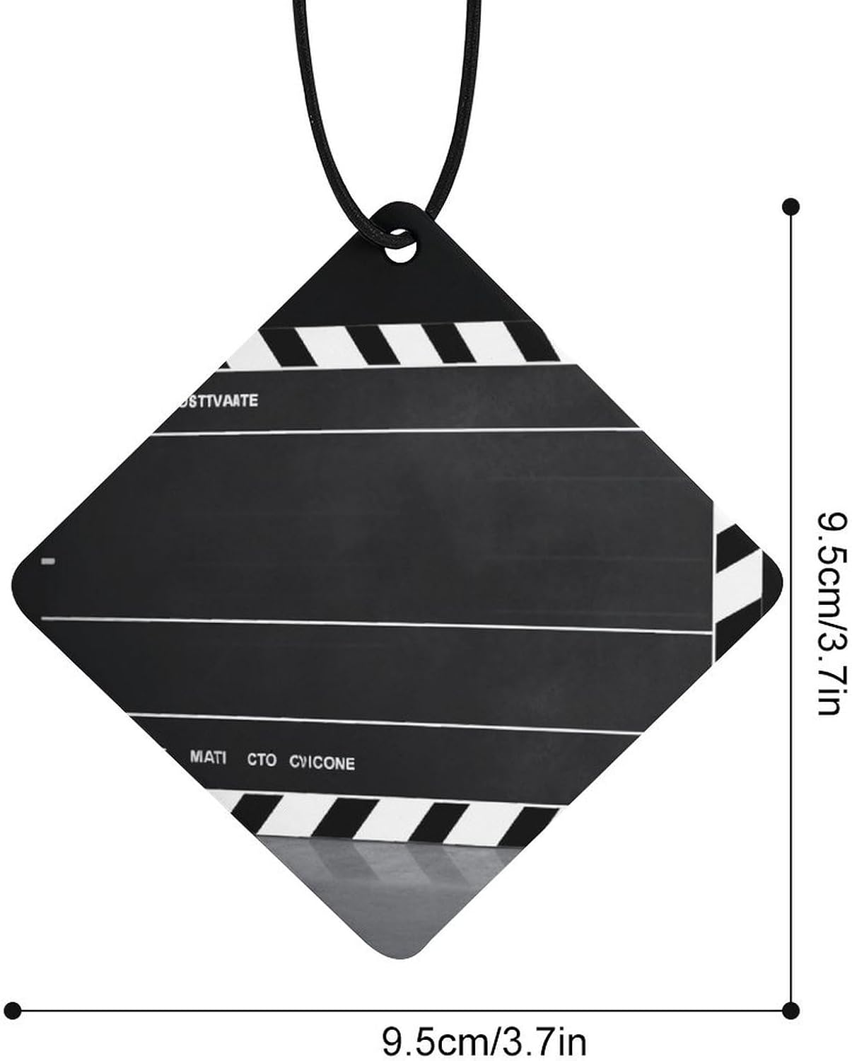 Car Air Fresheners Hanging Air Freshener Fragrance Scented Cards Classic Movie Clapboard Black Car Aromatherapy Tablets For Car Bedroom Shoe Cabinet Pendant Decoration image 2