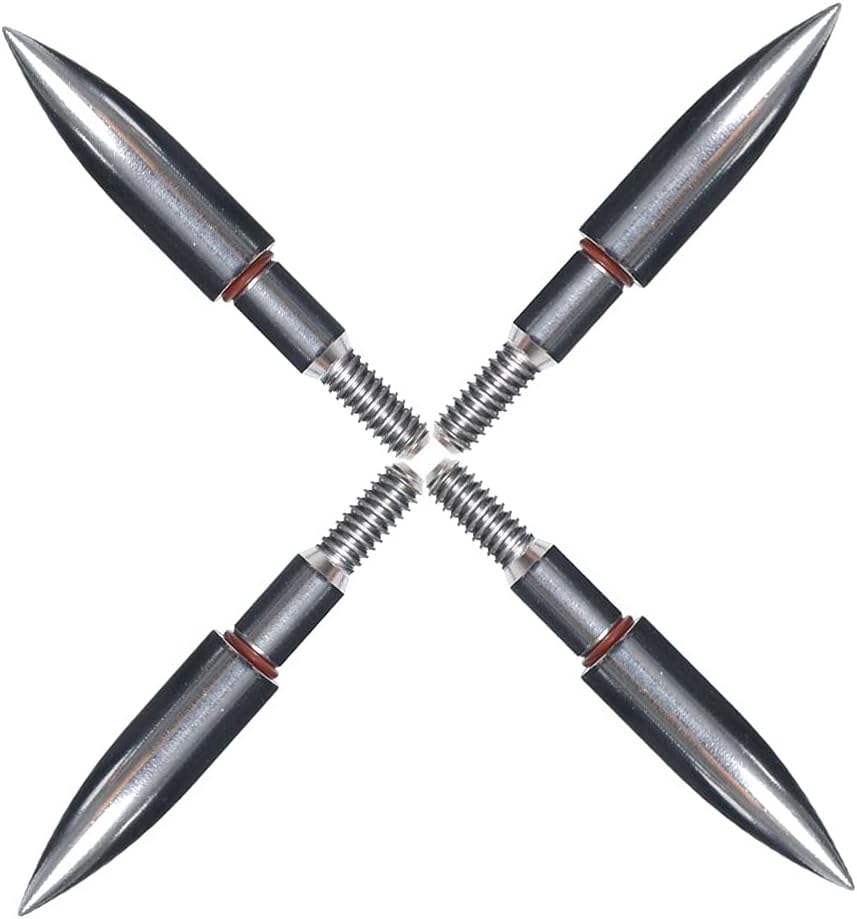 Archery Field Points,Various OD,100/125/150/200 Grains,Easy Pull Various, Stainless Steel Screw in Archery Field Tips(1 Dozen 12 PCS) : Sports & Outdoors
