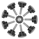 Photo Gallery wmycongcong 12 pz m6 x 20mm filettatura maschio manopole di serraggio zigrinate manopole di serraggio a vite per macchina utensile (m6 x 20mm) Photo Gallery wmycongcong 12 pz m6 x 20mm filettatura maschio manopole di serraggio zigrinate manopole di serraggio a vite per macchina utensile (m6 x 20mm)