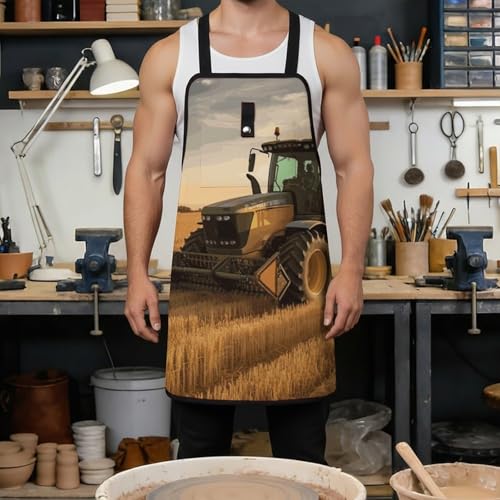 Delantal multiusos de trabajo con 8 bolsillos para hombres miniatura 4