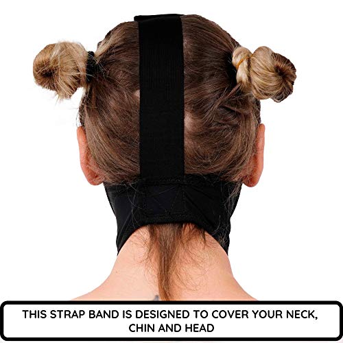 Post Surgery Neck And Chin Compression Garment Wrap Bandage For Women, Face Slimmer, Jowl Tightening, Neck Coverage, Chin Lifting Strap #TOP2