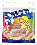 Frigeo Ahoj-Brause Fritten - Prickelnd-Saure Fruchtgummi-Pommes mit Brause Ummantelt, 16er Pack (16 x 150 g)