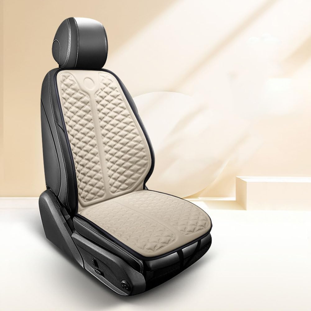 Coussin Voiture Siege pour Mazda MX-5 MX5 RF ND NC NB NA 1989-2023, Protection De L'Assise SièGe Avant Housse Antidérapante Rembourrée Interior Accessoires,Beige