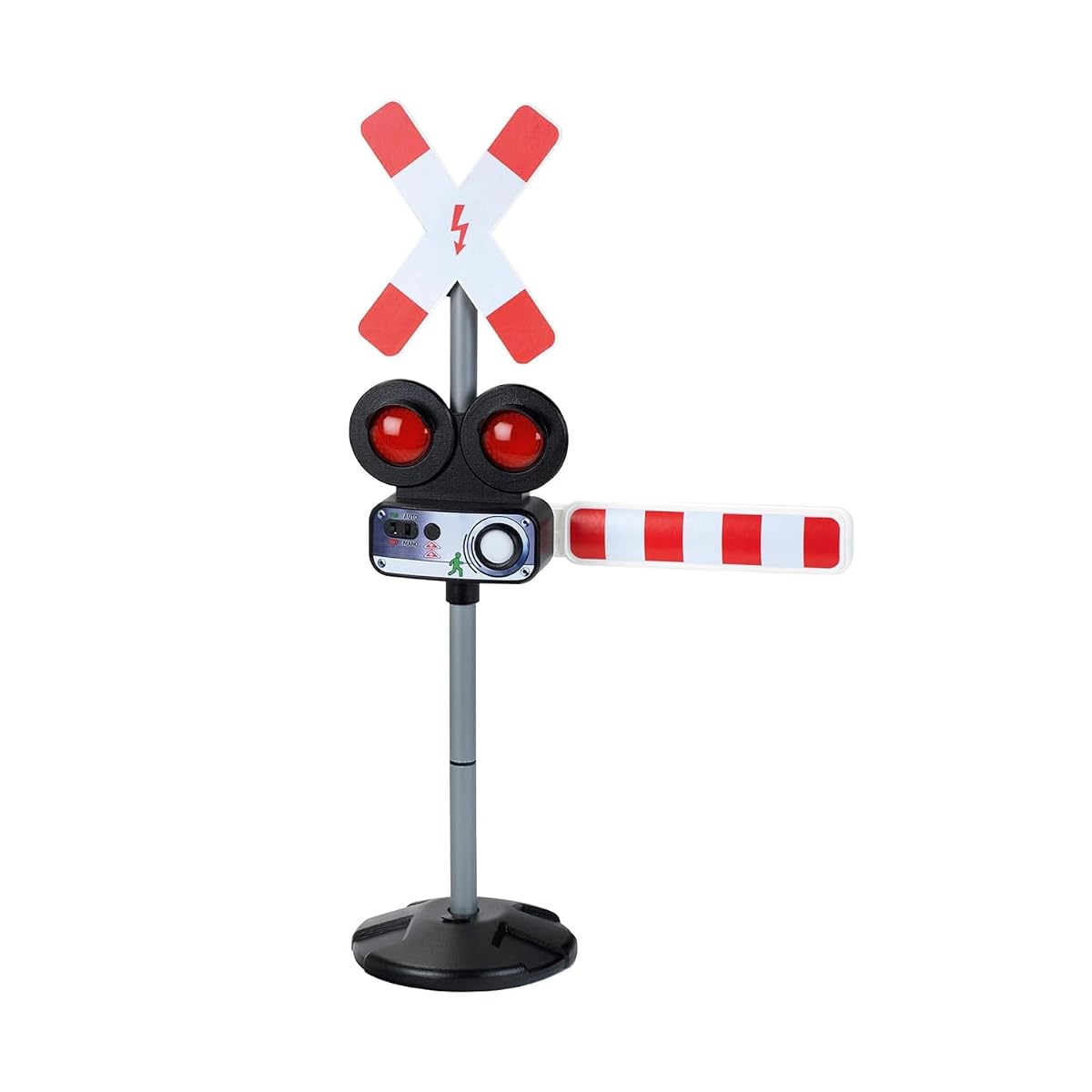 Theo Klein 2961 Railway Crossing with Light and Sound Function, Automatic and