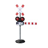 Theo Train Crossing Traffic Light Cycle - Electronic Function, Motion Sensor, Light & Sound, 31.5 x 18, Ages 3+