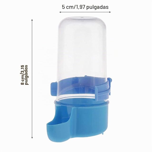 Foto 4 de 8 de Fulenyi Dispensador de agua para pájaros, Dispensador de agua automático Bird 200 ML