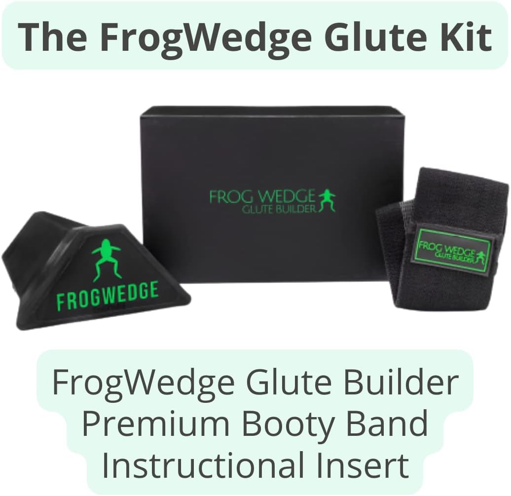 KIT w/Booty Band Hip Circle - Patented Frog Pump Exercise, Home Workout, Glute Training, Booty Building Accessory