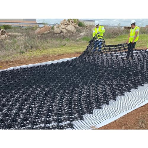 Grille de gravier nid d'abeille stabilisateur de sol pavés perméables 2x7m