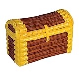 Inflatable Treasure Chest Cooler (holds apprx 48 12-Oz cans) Party Accessory (1 count) (1/Pkg)