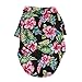 DOGGIE DESIGN Hawaiian Camp Shirt - Paradise Nights (Medium)
