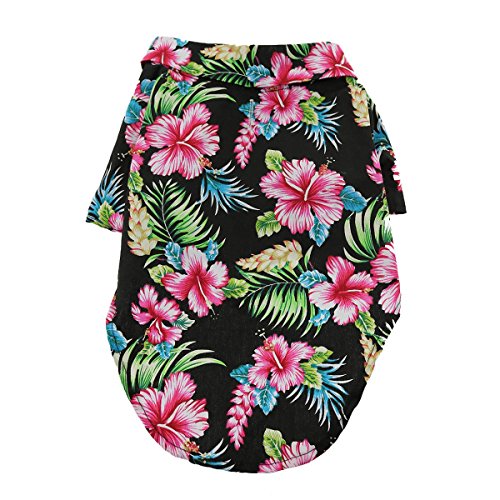 Hawaiian Camp Dog Shirt (Paradise Nights, S)