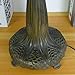 errzom Table Lamp Base Replacement, Only for 20 Inch Tiffany Style Stained Glass Lampshade Pole Height 27 Inch Bronze Finished Alloy Desk Lights Base with 3 Lights