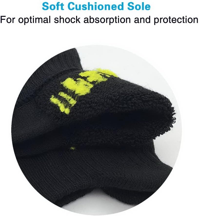 BERING Women's Athletic Running Cushioned Ankle Socks (6 Pairs) - Image 4