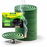 Espirales para Mosquitos Aromáticos de Citronela, 5 Cajas de 10 Unidades, Repelente de Insectos