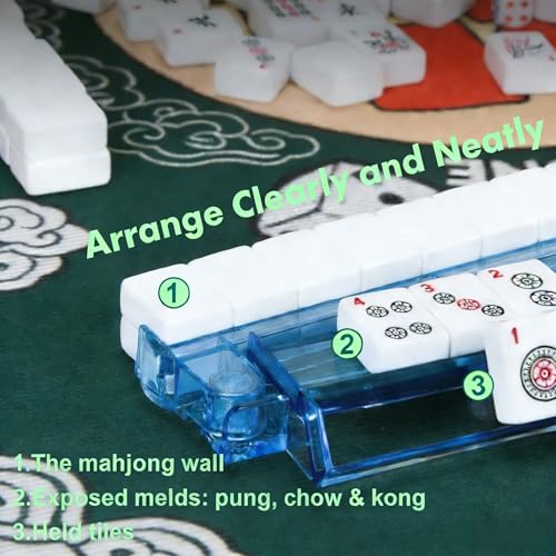 Set de 4 Racks de Mahjong de Acrílico Premium miniatura 5