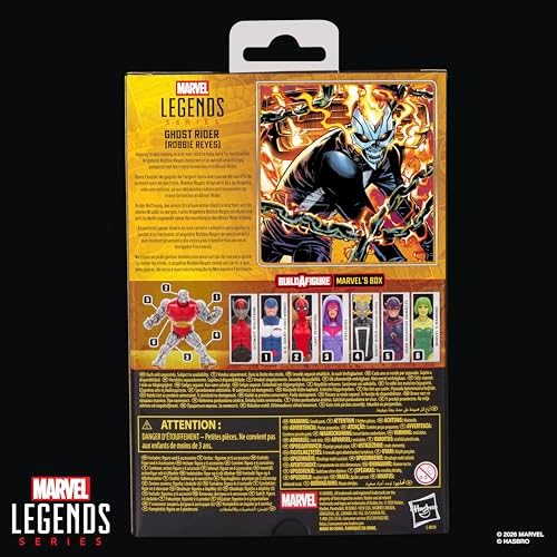 Marvel Legends Series Ghost Rider (Robbie Reyes), All-New Ghost Rider and Avengers Comics Collectible 6-Inch Scale Action — view 10