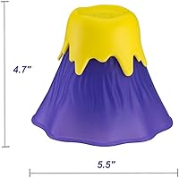 Vista 2 de ZOSTLAND Volcano - Limpiador de microondas - Limpiador a vapor para horno de microondas, vaporizador de alta temperatura fácilmente en minutos