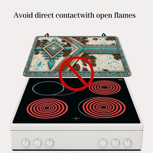 Housse cuisinière électrique lavable imperméable dessus plat 71x50 - 7