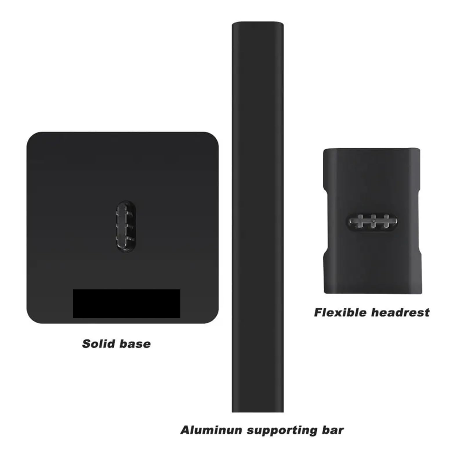 Supporto Per Cuffie Supporto for cuffie Supporto for cuffie Gancio for auricolari Scrivania con barra di supporto in alluminio for cuffie di tutte le dimensioni Per La Scrivania(White)