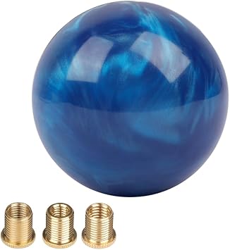 Round Ball Shift Knob Blue Marble Style Universal Gear Shift Knob