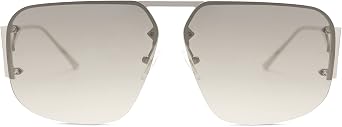 SOJOS Trendy Aviator Sunglasses Mens Womens Retro Metal Rimless Frame Shades Lentes De Sol Para Mujer SJ1192