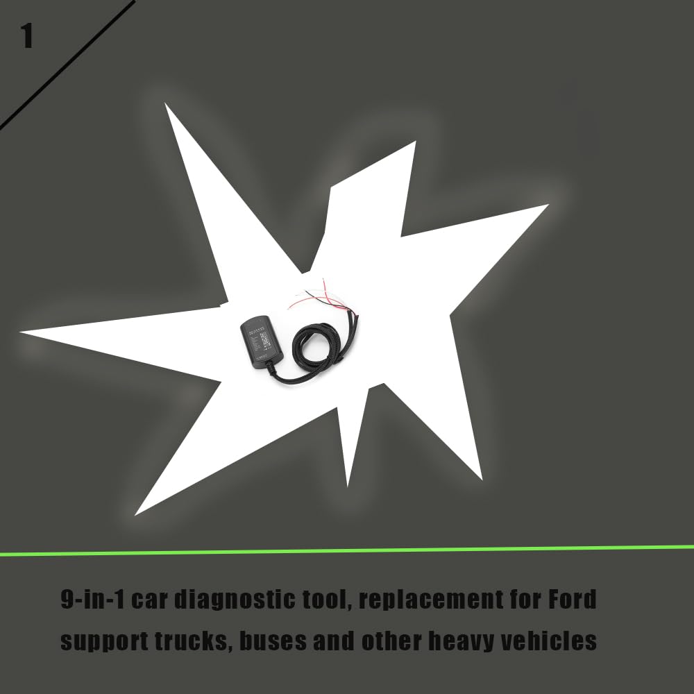 Kit de boîte d'émulateur d'outil de Diagnostic de Camion 9 en 1 de Remplacement générique pour véhicules Lourds