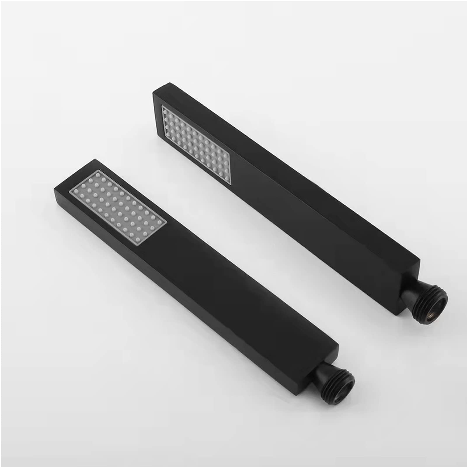 Grifo de bañera Grifo de baño en Cascada con Ducha de Mano Grifo Mezclador para bañera montado en la Pared Agua fría y Caliente Relleno de bañera en Cascada de latón,Negro
