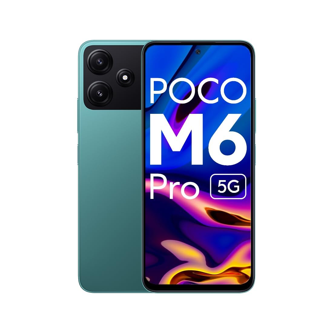 POCO M6 Pro 5G (Forest Green, 4GB RAM, 128GB Storage) Without Offer