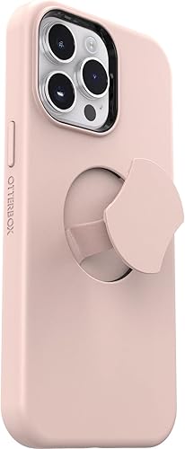 Miniatura 5 de OtterBox Funda OtterGrip Symmetry Series para iPhone 14 Pro Max  MADE ME BLUSH (rosa), agarre integrado, funda elegante, se ajusta a MagSafe, bordes