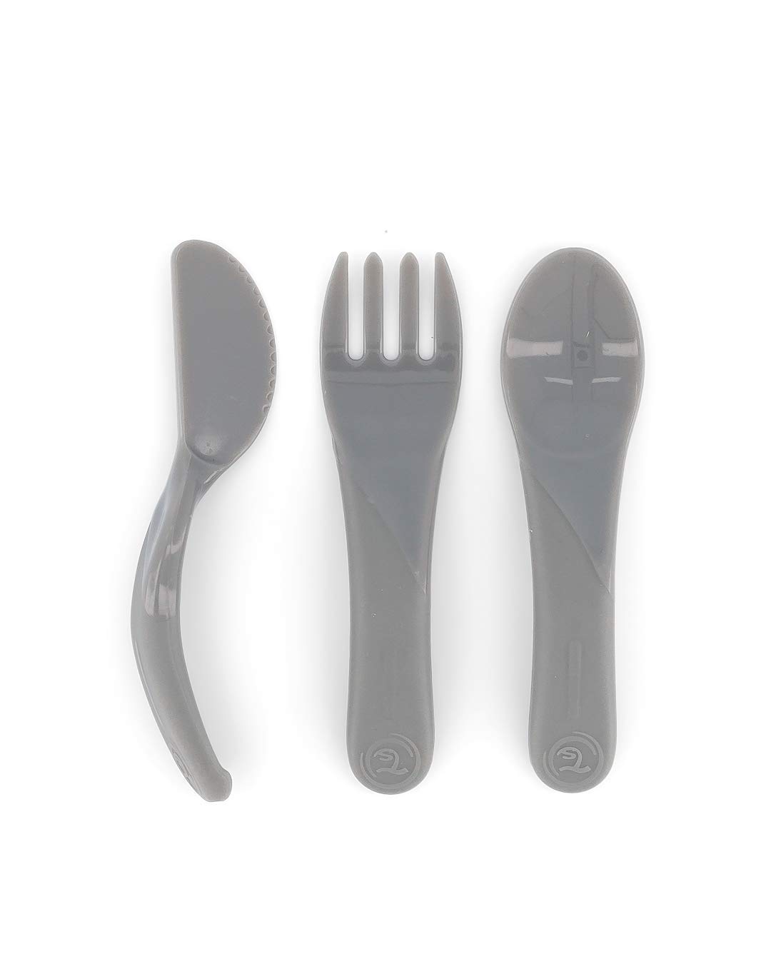 Twistshake Learn Cutlery posate per bambini 6+m Pastel Grey 3 pz - 4