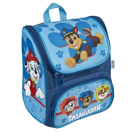 Scooli - CUTIE Vorschulranzen Paw Patrol - Hauptfach und Vortasche - gepolsterte Träger und Rücken - Ideal für Kinder ab 3 Jahren