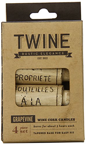 Grapevine Wine Cork Candles by Twine