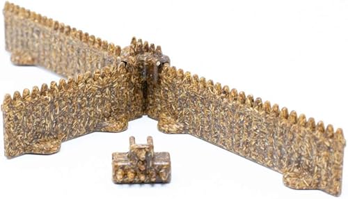 Miniatura 9 de Dirt Cheap Dungeons Palisades Kit TT RPG Terrain Building para Calabozos y Dragones, Pathfinder, Juegos de Guerra y mucho más