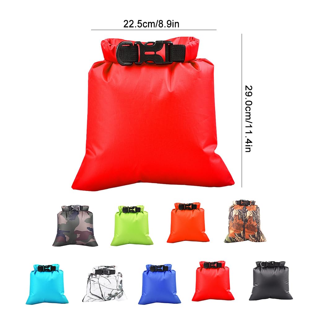 Wasserdichter Trockensack, Reisetasche, für den Außenbereich, Kajakfahren, Driften, Camping, Aufbewahrungstasche, Organizer, Beutel, Stil 3, 5er-Set (Stil 10), Style 10