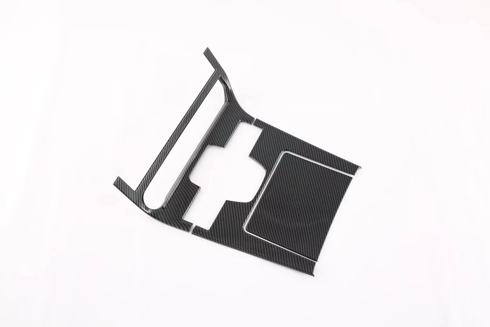 LHD for Toyota BZ4X EA10 2022 2023 ABS Carbon Fiber Car Center Console Gear Shift Panel Cover Trim Sticker Interior Accessories FRTRGVUVXP(Style A)