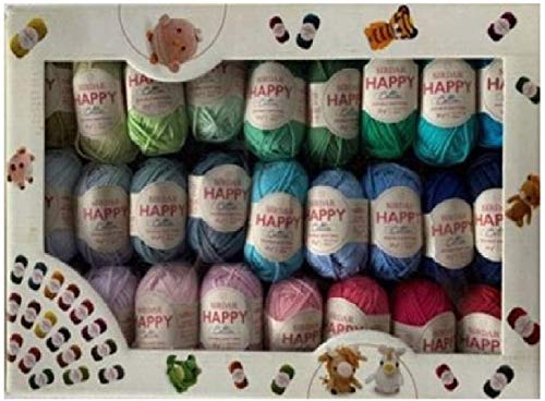 Sirdar Happy Cotton pack 50 colores para tejer amigurumis en casa 3