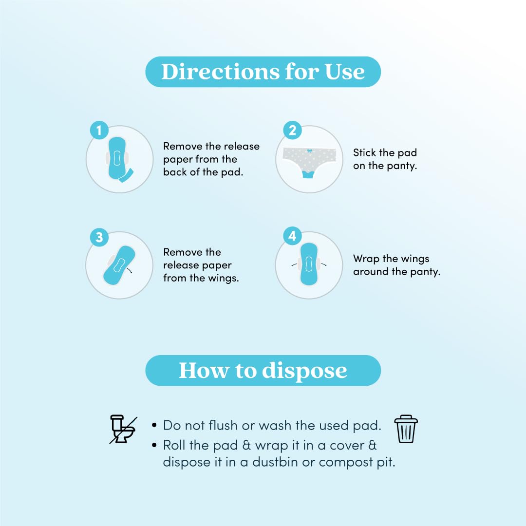 BLISSNATURAL Organic Sanitary Pads For Women XXL (Pack Of 34) Sanitary Napkins For Heavy Flow Jumbo Pack | 3x Absorption and 100% Leak Proof Protection BLISSNATURAL Organic Sanitary Pads For Women XXL (Pack Of 34) Sanitary Napkins For Heavy Flow Jumbo Pack | 3x Absorption and 100% Leak Proof Protection