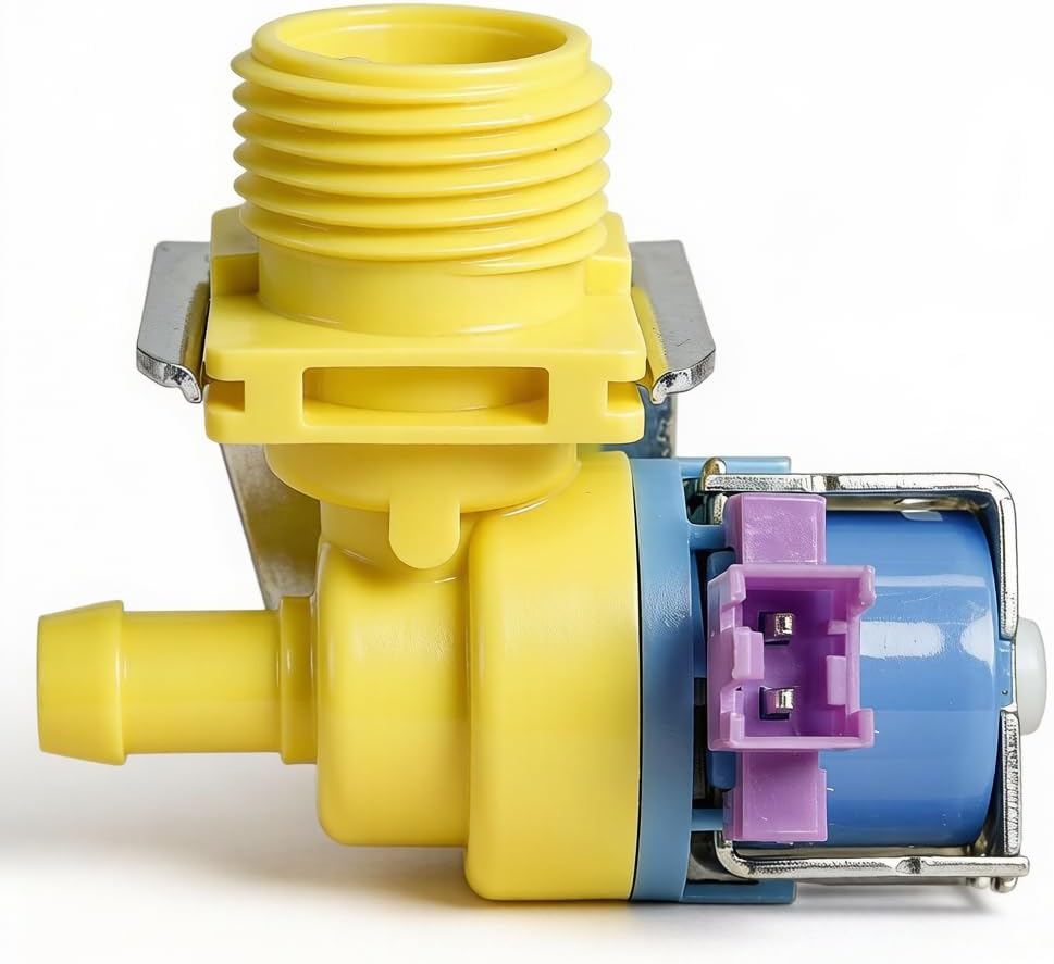 WD15X26078 Dishwasher Water Inlet Valve – for GE, 3/4in, 140°F | Replace GE dishwasher not filling/leaking – 3/4in (0.021yd) copper, 140°F, 20-120PSI, 10-min no tools