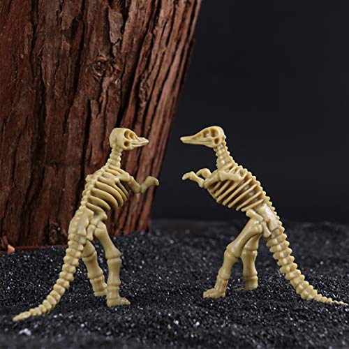 STOBOK Fóssil de Dinossauro Esqueleto Set Favores de Partido Do Dinossauro Realista Esqueleto Fóssil